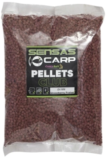PELETY SENSAS CLUB JAHODA 4 mm / 1 kg g